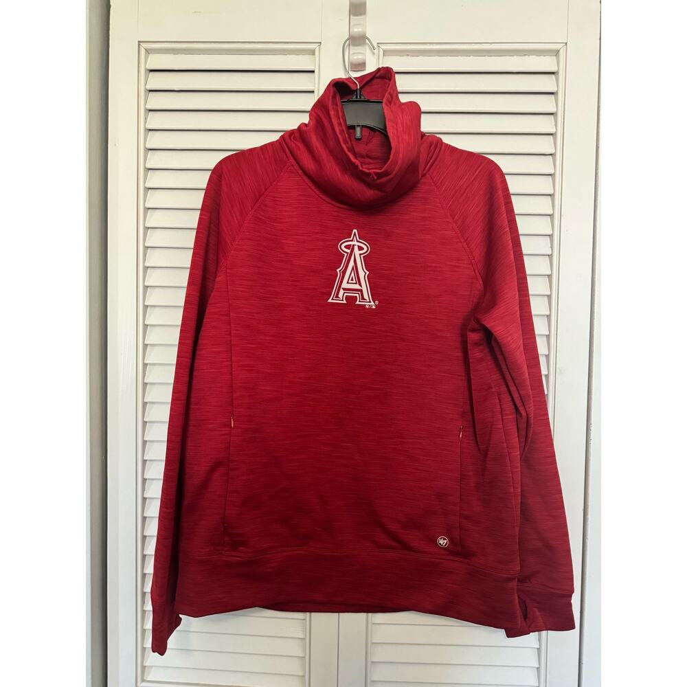 47 Forward Dri Fit Athletic Angels Funnel Neck Hoodie Sz: XL